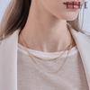Herringbone Layered Necklace Elbrnn192