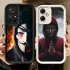 Phone Case for Xiaomi Redmi Note 15 14 13 Pro Plus Anonymous V Mask Shell 12S 11 11S 11T 5G 14S Soft Silicone Funda