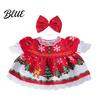 Garden Statue Accessories 1 Set Christmas Porch Goose Outfit Lace Princess Dress Halloween Clothes Costume for 23 Inch Statue Lawn Yard Patio Decor