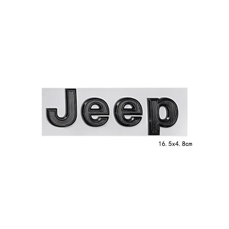 16.5cm Car Side Body Trunk Sticker Badge for Jeep Logo Wrangler Grand Cherokee Compass Renegade Patriot Rubicon Liberty JK XJ