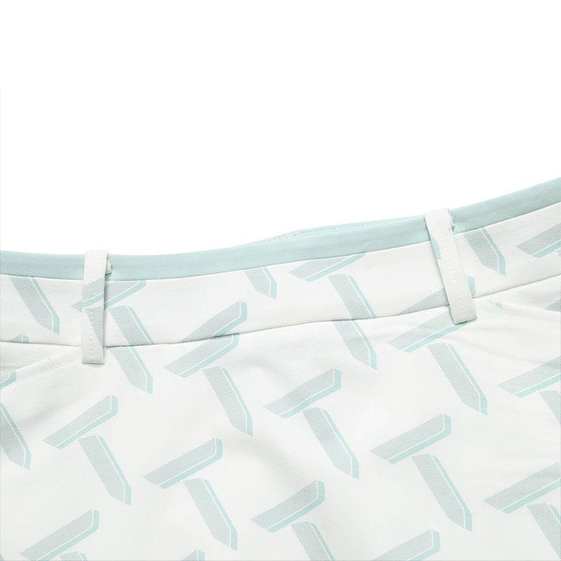 Fila Golf Series High-Sensitivity Printed Casual Skirt Women Skirts Jade-White A11W325308F-WT