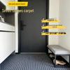 Non-slip Seven-Stripe TPE Doormat for Home: Cuttable, Oil-Proof, Wear-Resistant Mat for Entrance, Kitchen, Bathroom