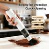 Portable Coffee Powder Vacuum Cleaners, Desktop Vacuum Cleaner, Cordless Handheld Dust Collector, Powerful Suction with Brush Head for Kitchen Office