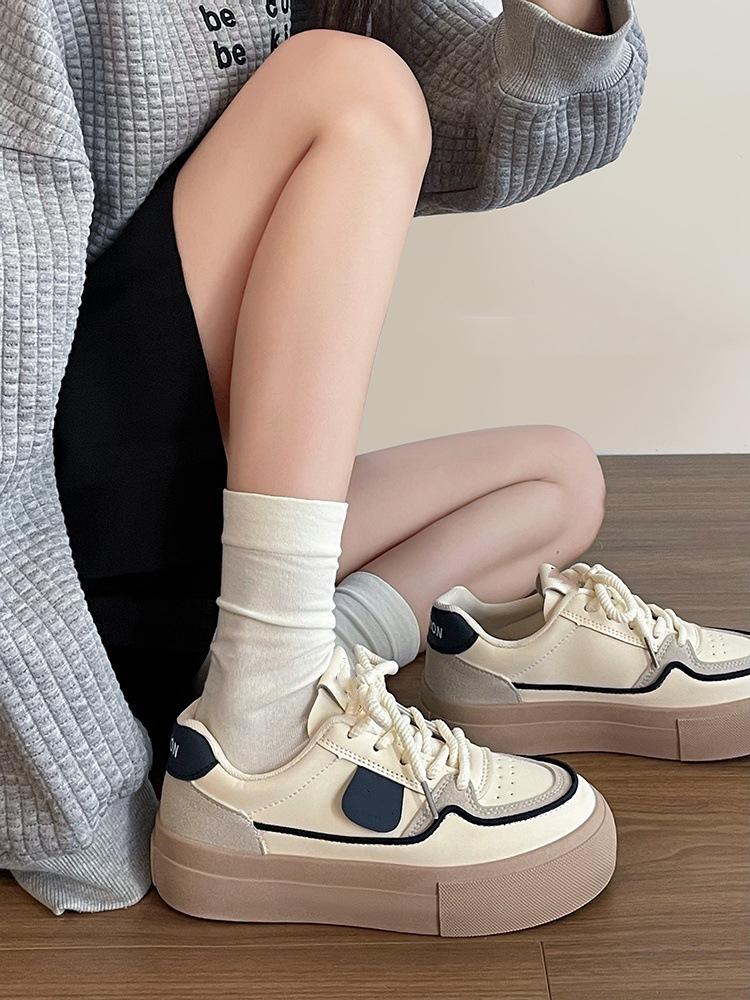 

Muffin platform Forrest Gump training shoes women s autumn new versatile retro niche casual board shoes 40 синий