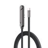 240W Fast Charger Cable with Holder: Type-C Data Cable for Android, iPhone 17, Phones, Tablets