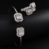 Women's Adjustable Open Design Light Luxury Ring & Bracelet Set