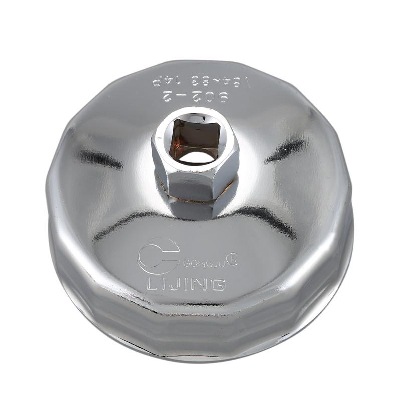 84mm 14 Flutes Oil Filter Cap Wrench Socket Cup Tool for Vehicle Car