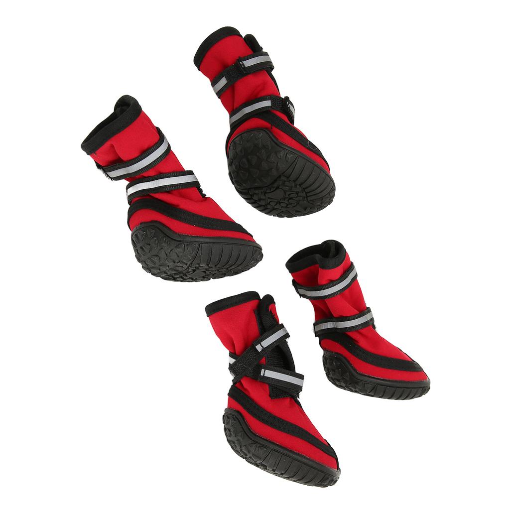 Dog Hiking Shoes Strong Slip Resistance Sole Summer Breathable Adjustable Reflective Pet Paw Protectors XXL