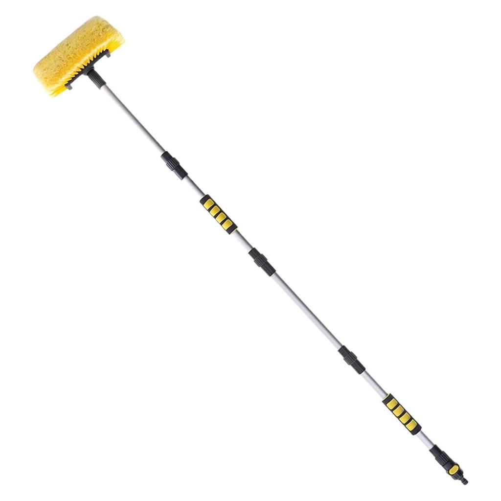 Car Wash Brush, Soft Bristle Cleaning Car Wash Brush Head with Hose Attachment, Cleaning