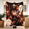 Genshin Impact Print Blanket - Soft & Comfortable, for Bedroom, Travel, Sofa, Home Decoration - Birthday Christmas Gift for Friend