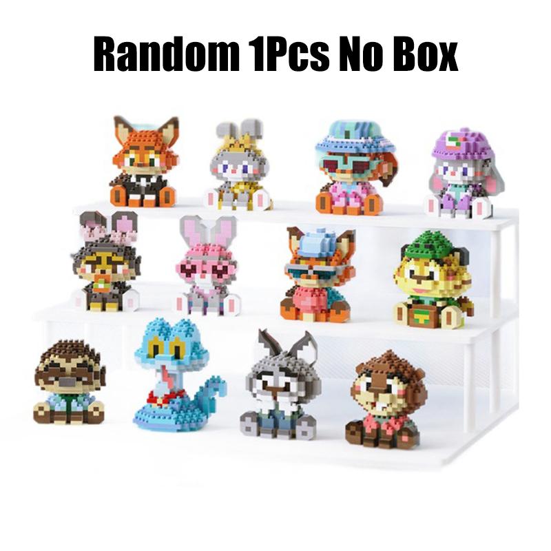 

Zootopia 2 Building Blocks Judy Nick Gary Snake Blocks Cartoon Character Model Educational Toys Fans Birthday Gifts