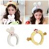 Lovely Plush Headband Cartoon Hairhoop Female Girl Face Washing Hairband Birthday Gathering Headpiece Party Accessories