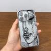 Luxury Travel Flight route Black lines design Phone Case For iPhone 17 16e 16 15 14 13 12 11mini Pro Max X XR 8 7 Air Plus Cover