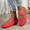Baotou Französische Damen 2025 Neu Frühling und Sommer einfüßige flache Mary Halbschuhe mit weicher Sohle