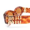 Miu Miu Side Letter Decoration Irregular Shape Sunglasses Women sunglasses MU11WS4BW2Z1