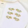 Chinese Style Enamel Goldfish Pendant Connector for DIY Jewelry