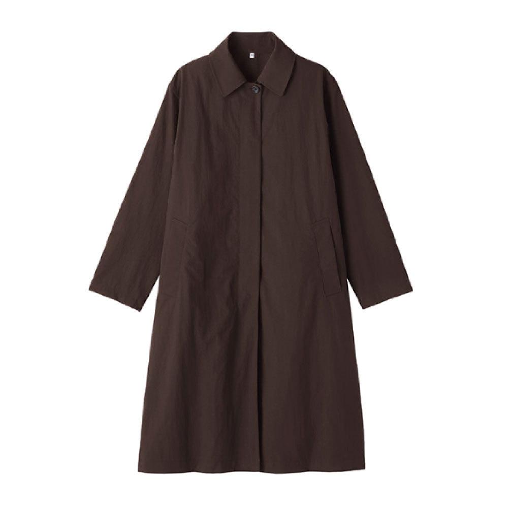 Women's Turn Down Collar Long Sleeve Trench Coats Loose Fit Casual Outerwear Long Jackets