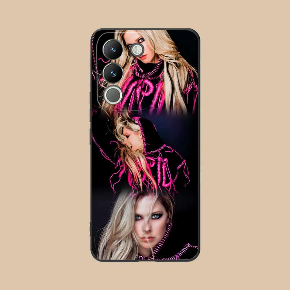 Avril Lavigne Matte TPU Mobile Phone Case for VIVO V60 V50 V40 V30 V29 V27 V25 V23 Pro Lite 5G Colorful Printing Cover