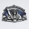 Men's Trendy Red Retro Skull Punk Belt Buckle