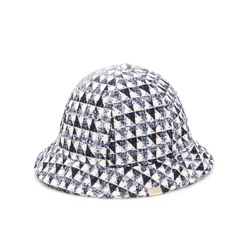 WHITE SANDS Fringe Tweed Bucket Hat Prince 3COLORS