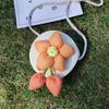 Handwoven Straw Bag Naked Bag Children's Flower Child Straw Bag Messenger Bag Cloud Bag Fashionable and Versatile