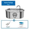 Stainless Steel Cat Water Fountain with Automatic Circulation and Large Capacity