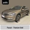 Volkswagen Passat Touch-Up Paint Pen - Weiran Colors: Gold Black, Champagne Gold, Glacier Blue, Sandalwood
