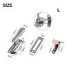 Door Lock Stainless Steel Latch Anti-Theft Lock Door Buckle Wooden Door Latch Bolt  Exposed Installation Handle Latch