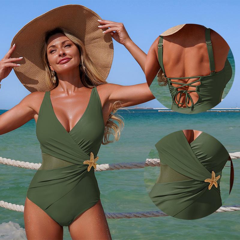 One-piece swimsuit women's online ready-made swimsuit swimsuit