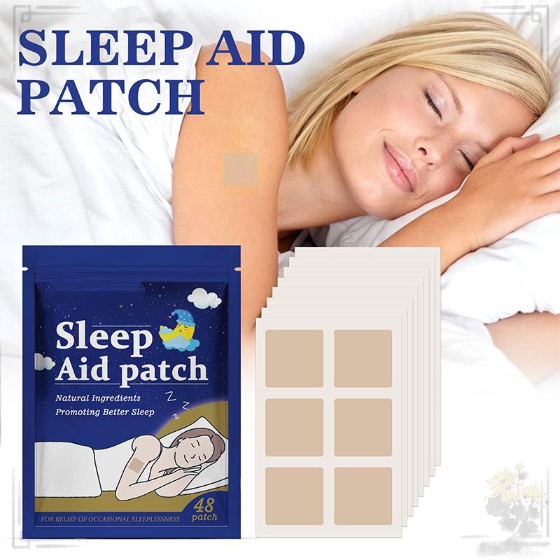 48Pcs Sleep Sticker Fast Long-Lasting Soothe Muscle Body Care Natural Safe Sleep Patch for Quality Rest