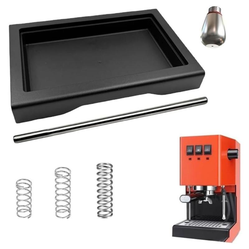Adjustable Pressure Spring Kit With Low Profile Drip Tray And Stainless Tube For Coffee Machines Espresso Maker Parts