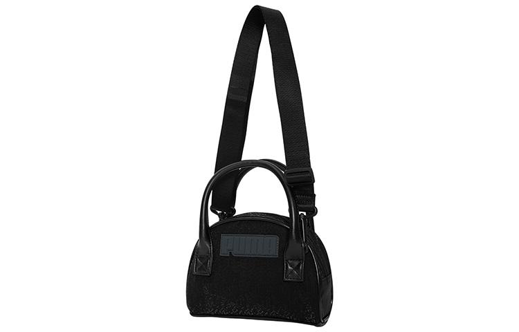 PUMA Minimalist Fashion Fabric Crossbody One Shoulder Handbag Unisex Black 078342-01
