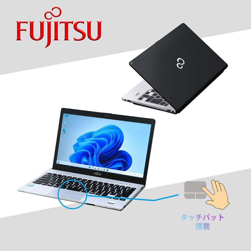 Fujitsu notebook PC inch Intel 6th generation Core i5 6300U FUJI TSU LIFEBOOK Office Japanese settings 8GB [Used laptop] 13.3 (2.4GHz) S936/MS