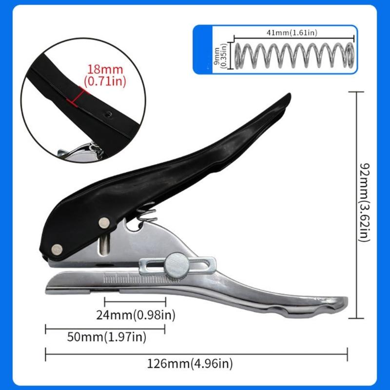 Round Hole Punch for Paper Cards PVC Sheets Wood Veneer Cardstock