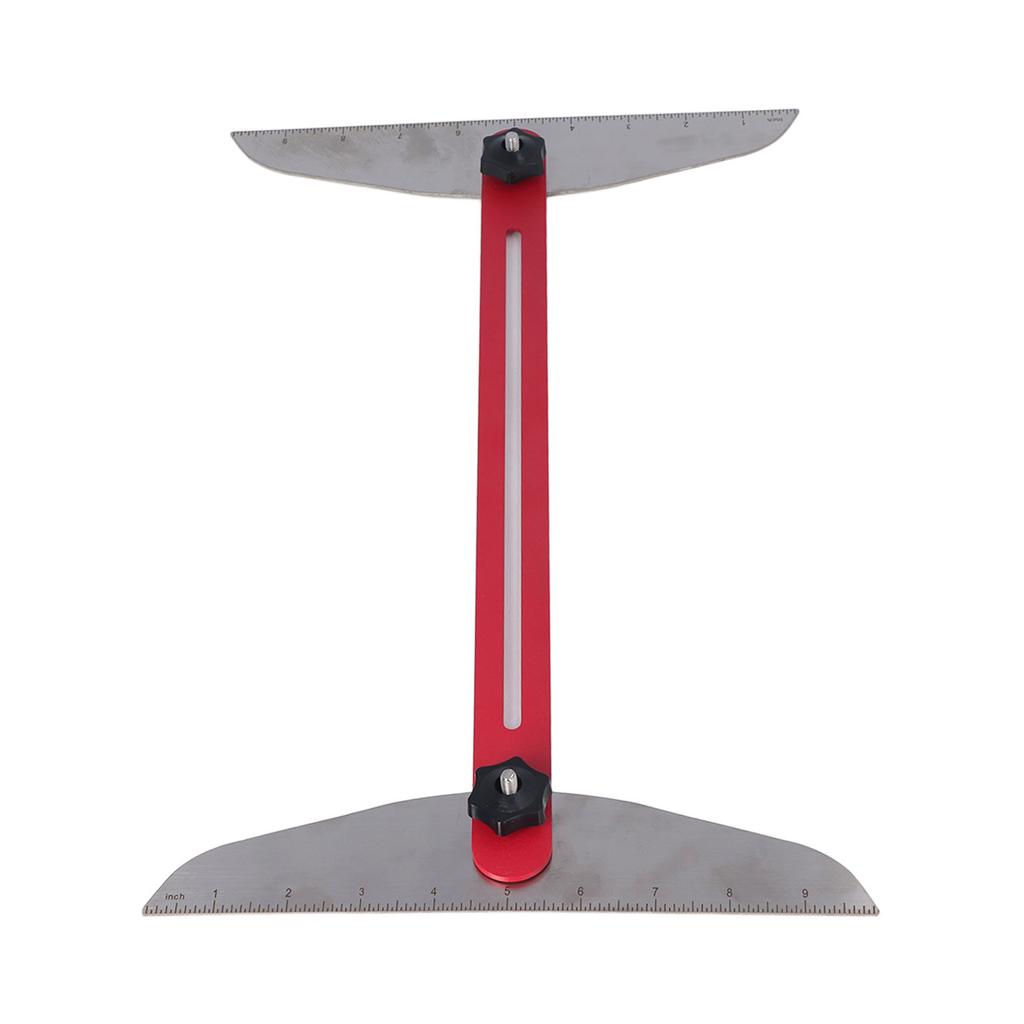 Stair Tread Template Tool Multifunctional Folding Stair Tread Gauge Stair Measuring Ruler