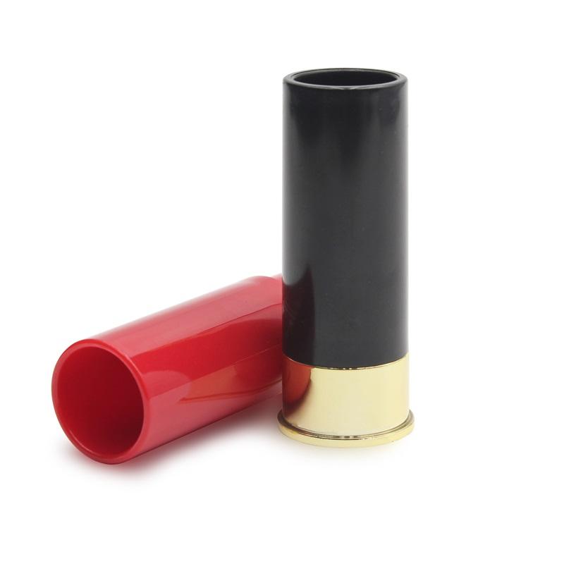4Pcs 45ml Plastic 12 Gauge Shot Glasses Tequila Lipstick Glass Drinking Cup for Hunting Shooting Bar Glasses Gift Set for Men
