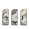 6 Pcs/set Cute Black Cat Daily Series Bookmark PVC Matte Reading Book Mark Retro Book Page Marker Stationery Supplies