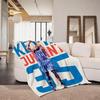 Athlete K Kevin D Durant Throw Flannel Throw Blanket Suitable for Sofa Living Room Bedroom