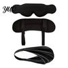 Adjustable Head Support 3-in-1 Travel Sleep Mask Set, Blackout Eye Cover with Neck Pillow & Road Trip Comfort Gear Arm Support, Portable Rest Kit for