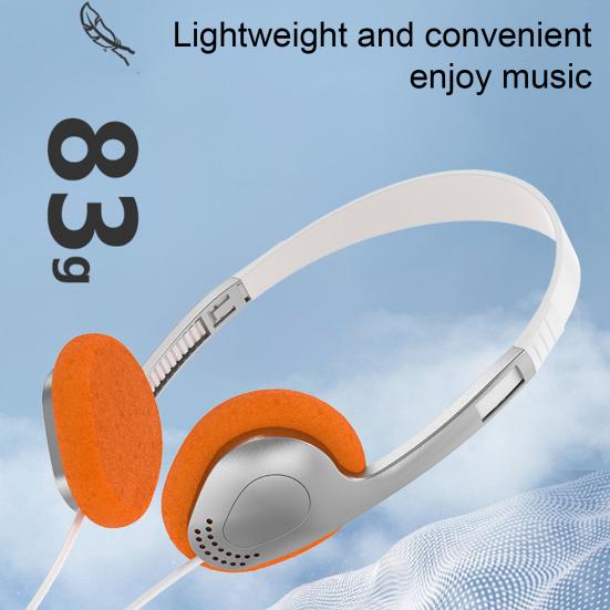 Kabelgebundener Kopfhörer Retro Klarer Klang Verstellbarer Stil mit Bügel Komfortables Vielseitiges Headset