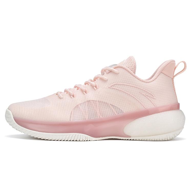 ANTA Cement Bubble Basketball Shoes Pink White Men s 112121606S-5 EU 44.5