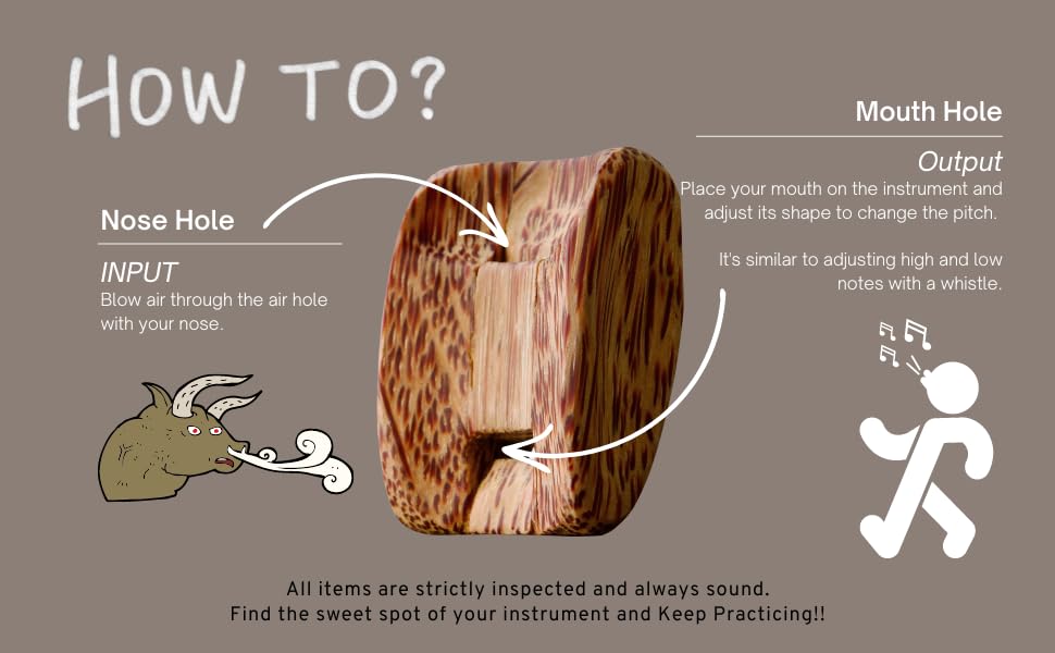 Professional Model Wooden Nose Flute Beeswax Finish For Professionals 3 Octave Range Clear High Notes (nose Flute/whistle)