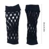 Black Mesh Socks For Women Elegant Ruffle Frilly Dress Socks Hollowout Fishnet Rhombus Patterned Ankle Socks Hosiery