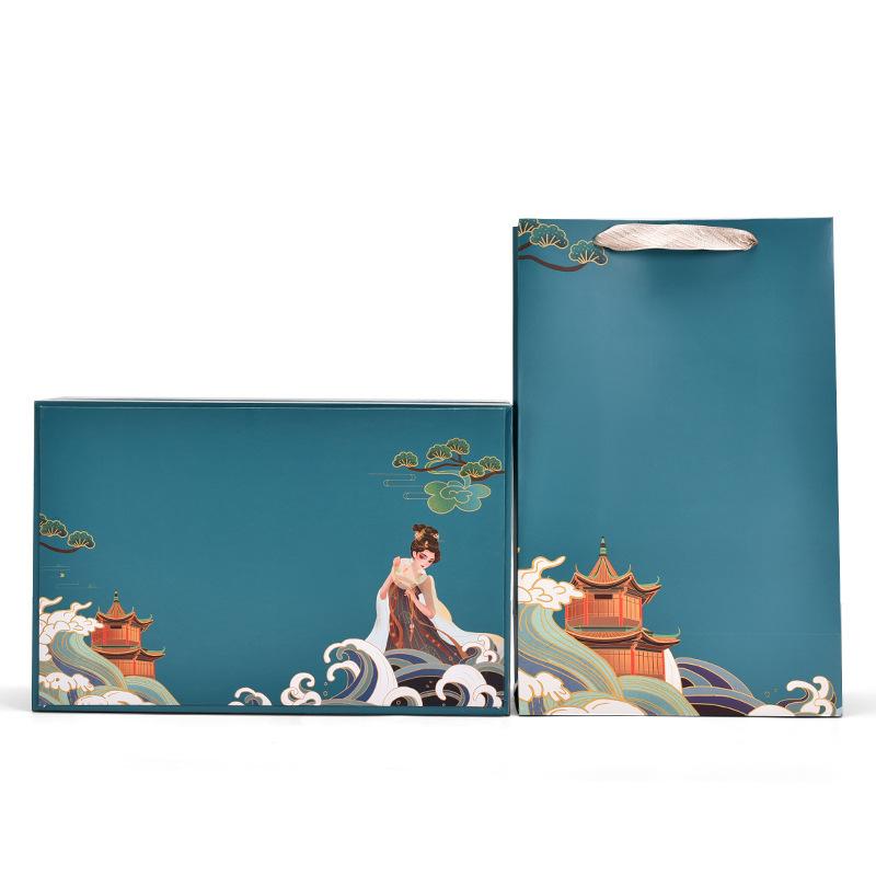 Guochaofeng tea set Kung Fu travel tea set gift box with accompanying business opening event gifts