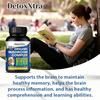 Mushroom Supplements: Hericium Erinaceus, Cordyceps Sinensis, Ganoderma Lucidum, Brain Capsules, 120 Capsules