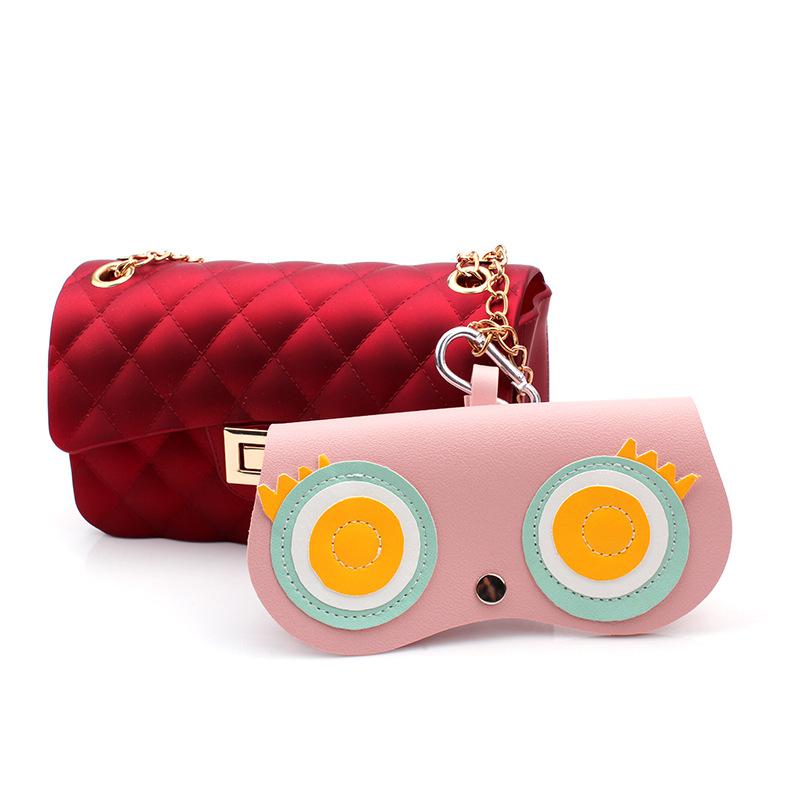 Portable Ladies Glasses Case Sunglasses Storage Bag Fashion Scratch-resistant Travel Sunglasses Case Glasses Bag
