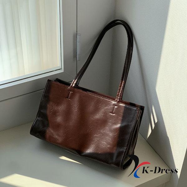 

Проста велика квадратна сумка для покупок (2 кольори) коричневий