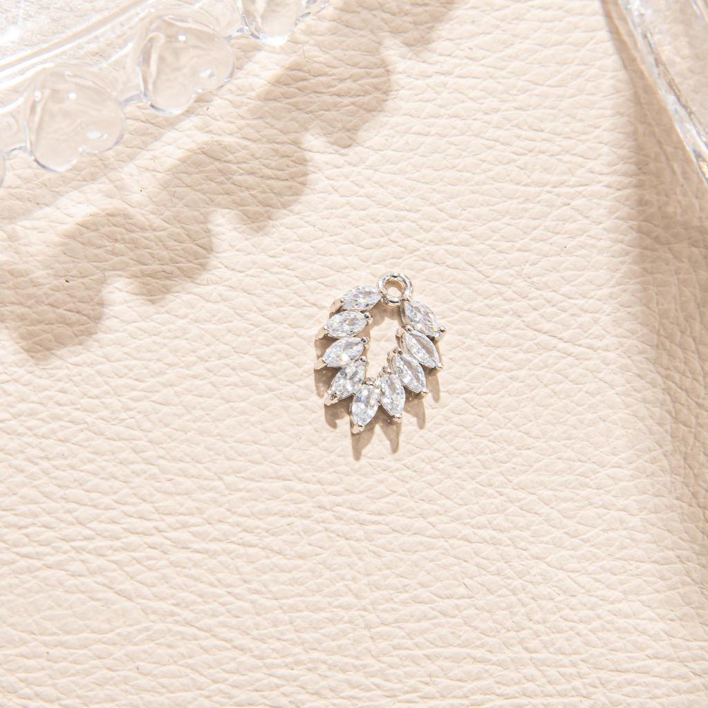 Sterling Silver Snowflake Zirconia Stud Earrings