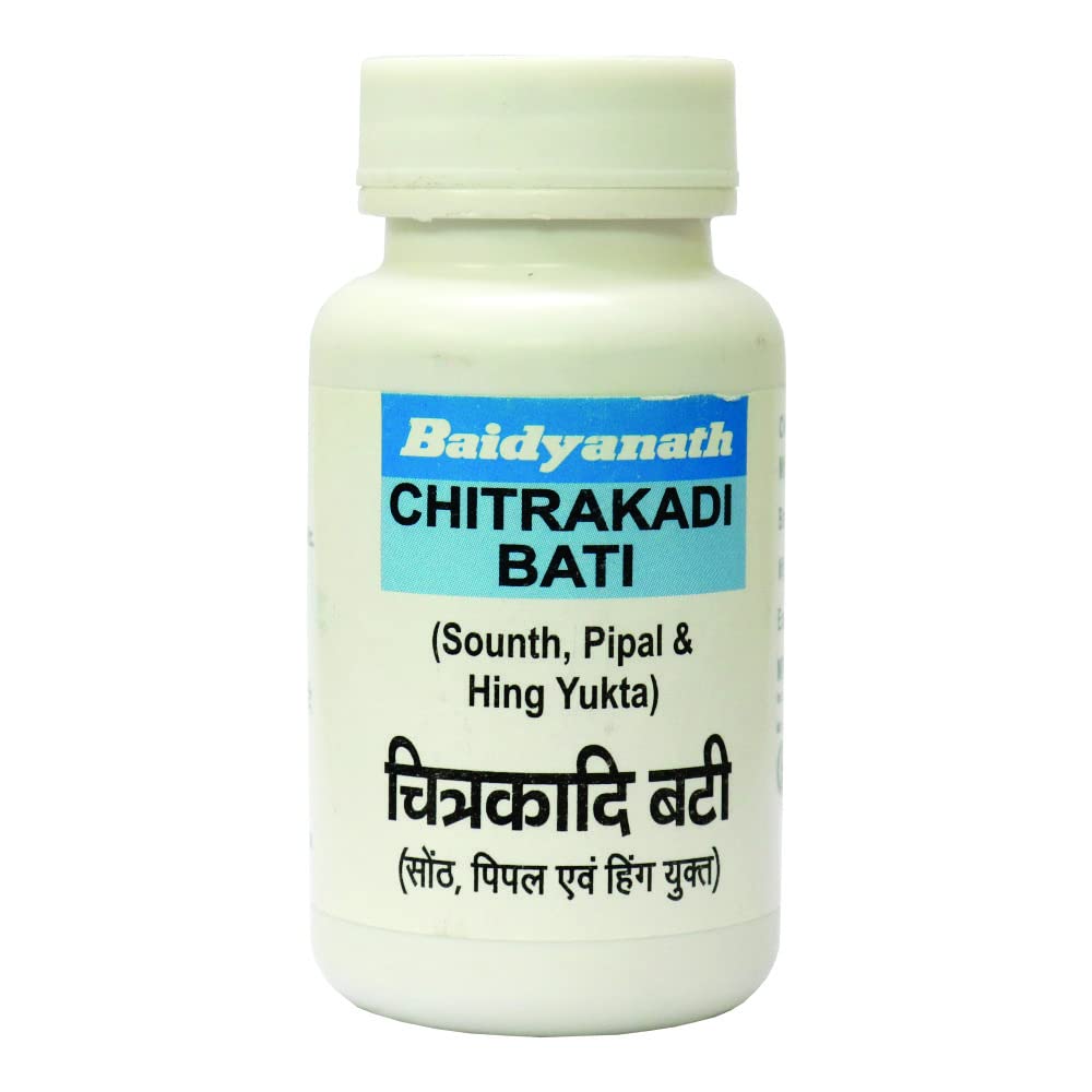 Baidyanath Asli Ayurved Chitrakadi Bati  200Tablets X Pack Of 2 For Digestive Health Support