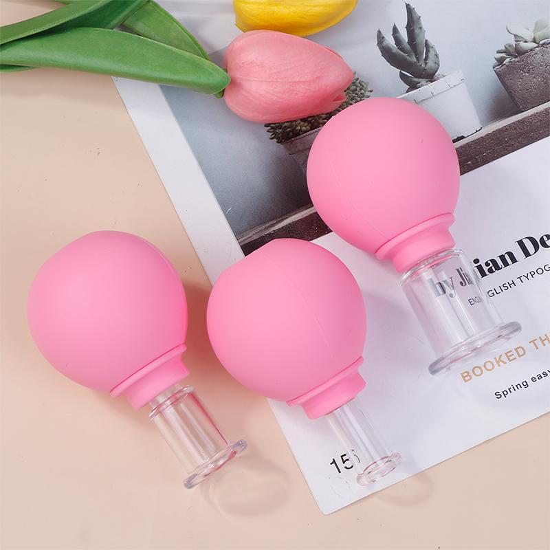 Vacuum Silicone Facial Beauty Cup, Household Cupping, Face Lifting, Ball Irrigation, Beauty